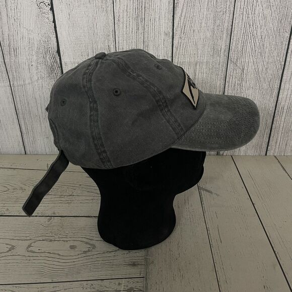 Mountain Khakis Jackson Hole Wyoming Adjustable Hat Cap Gray Grey - Picture 5 of 7